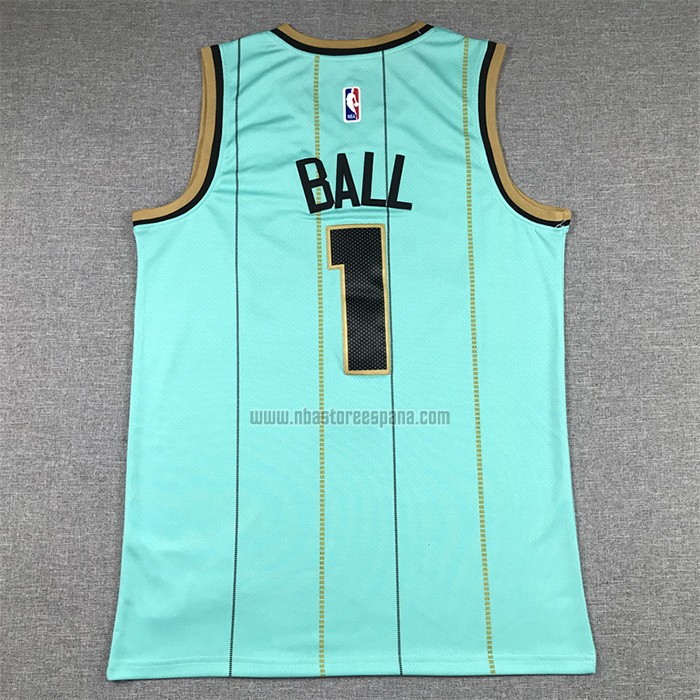 Camiseta Charlotte Hornets LaMelo Ball NO 1 Ciudad Verde
